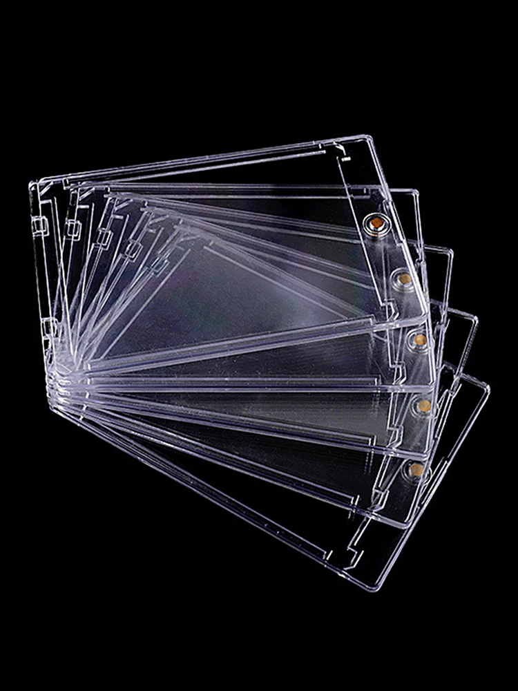 1/5/10PCS Klare Karte Halter Magnetische Anziehung Typ Gaming Sport Trading Card Vitrine Kpop Idol Foto schutzhüllen – Detail 6