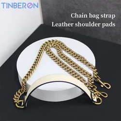 TINBERON Messenger Bag Chain One Shoulder Women's Genuine Leather Shoulder Strap Feminine Bag Replacement Strap Bag Accessories