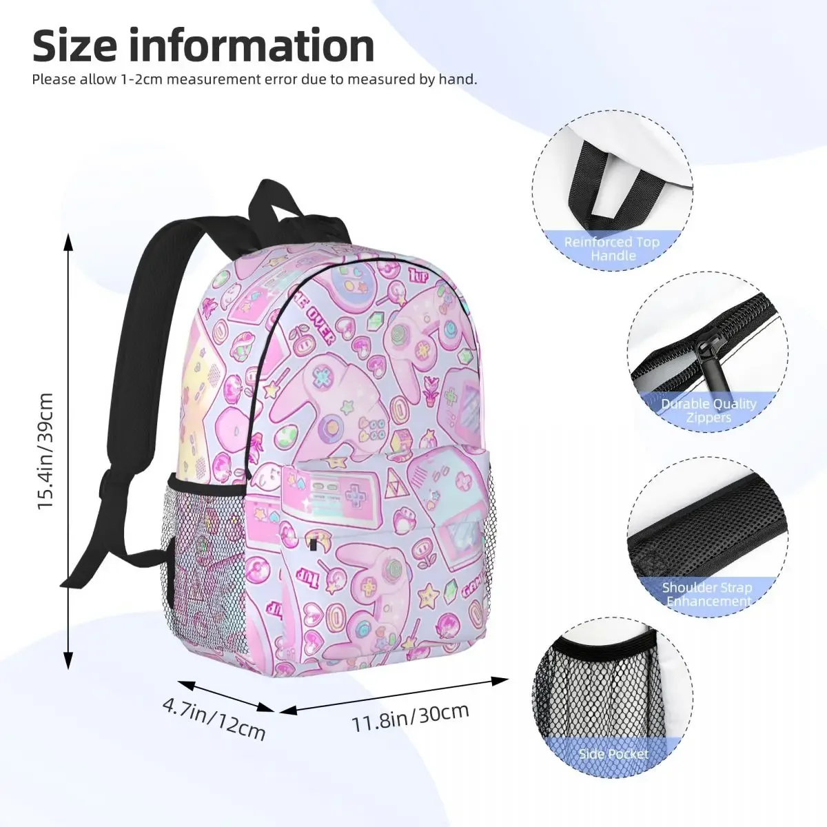 Mochilas escolares de dibujos animados para niños y niñas, bolsa de hombro para ordenador portátil, gran capacidad