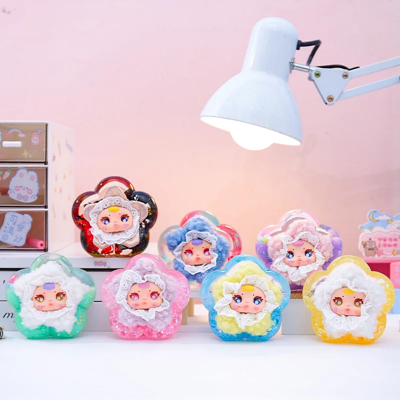 

Креативный хит продаж, солнечный цветок, цветущее масло, утечка, слепая коробка, мультяшная милая форма цветка, подарок, украшение для рабочего стола, коробка-сюрприз