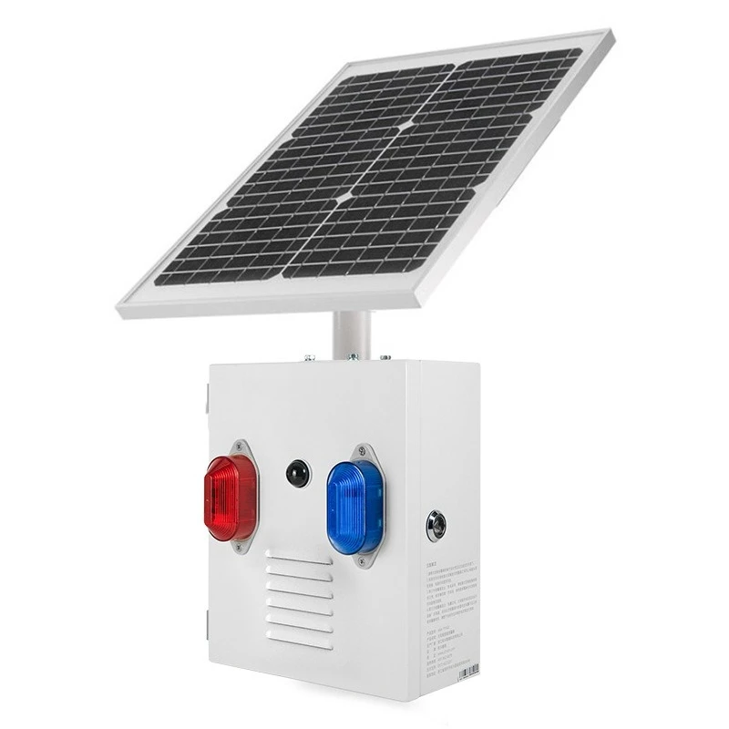 

Solar outdoor sound and light alarm human body object movement infrared induction forest traffic voice prompt