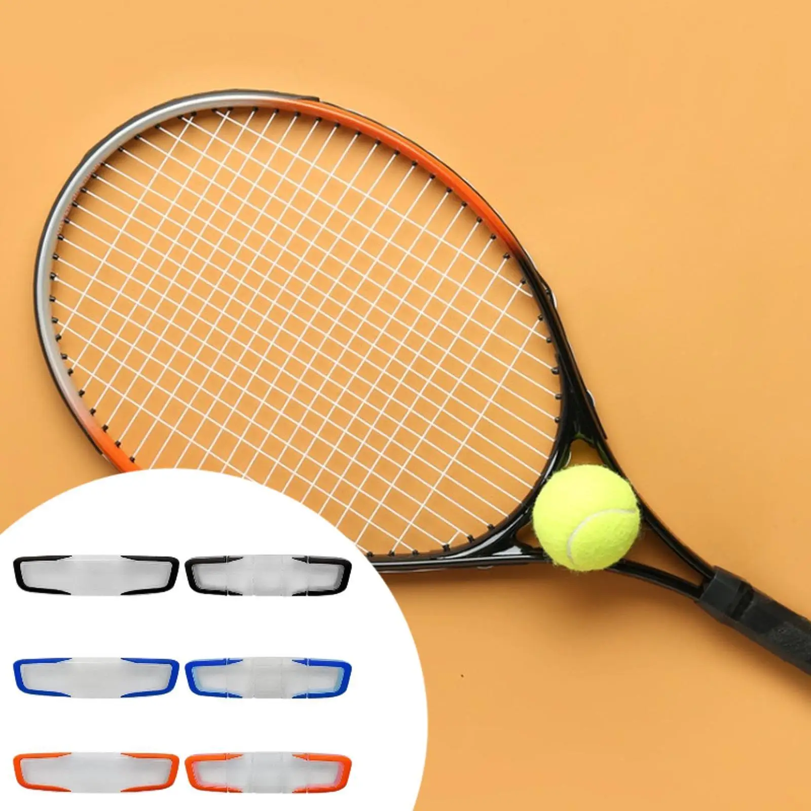

6Pcs Tennis Racket Vibration Dampeners Comfort Soft Silicone Shock Absorbing
