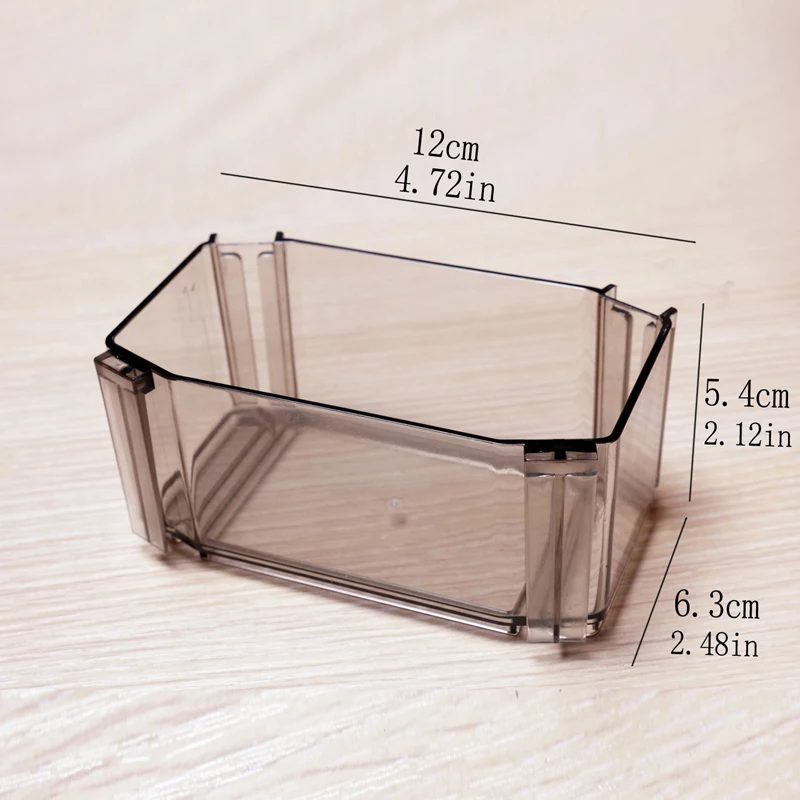 6Pcs/Set Ps Drawer Organizer, Household Transparent Desktop Drawer Storage Separator