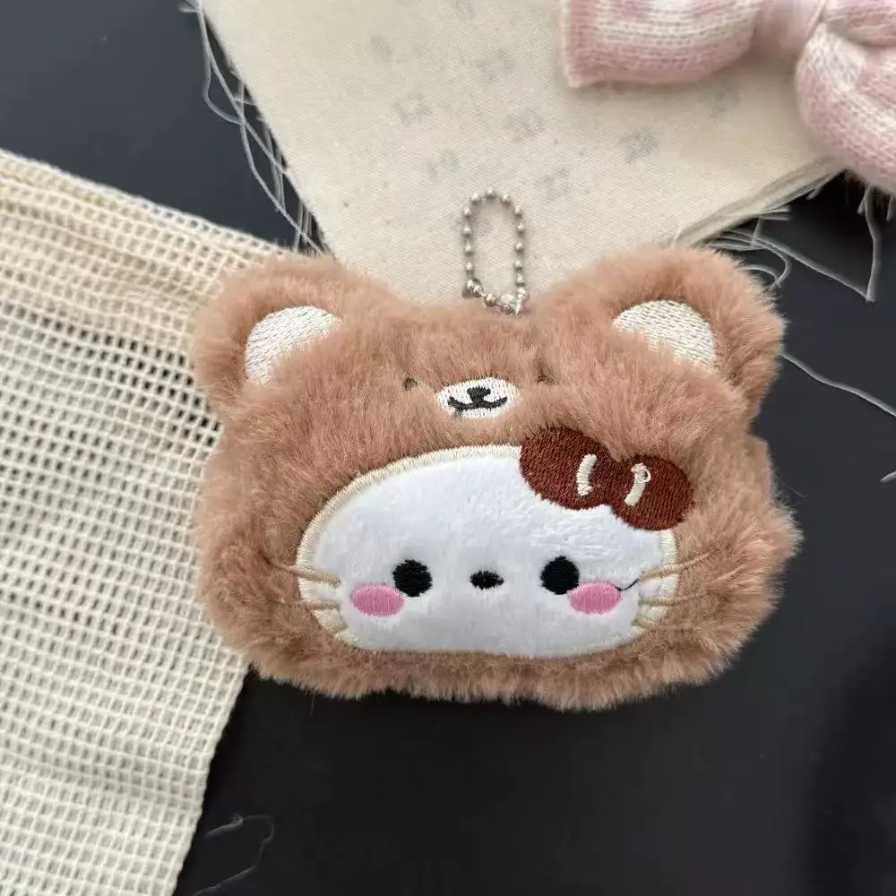 

1/4/10 Pcs Sanrio Hello Kitty Plush Cartoon Kitty Pendant Keychain Cute Keychain Student Bag Pendant