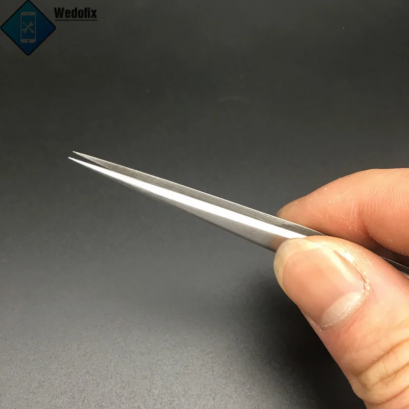 Original VETUS High Precision Stainless Steel Non-magnetic Tweezers with Straight Point Tips for Micro Soldering