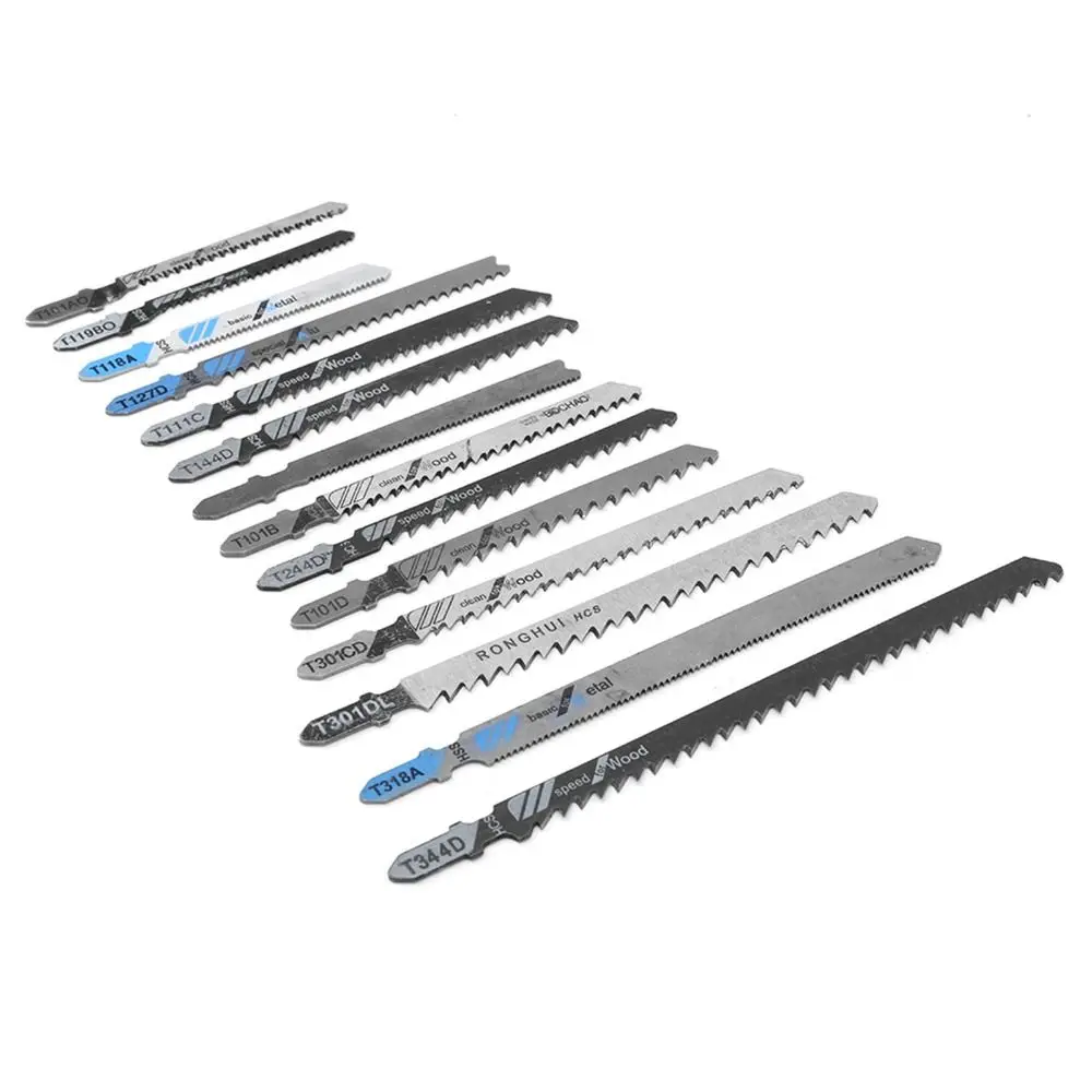 

48PCS T-Shank Jigsaw Blades Multi-Purpose HSS Saw Blades With Storage Case Assorted Jig Saw Blades For Wood/Plastic/Metal