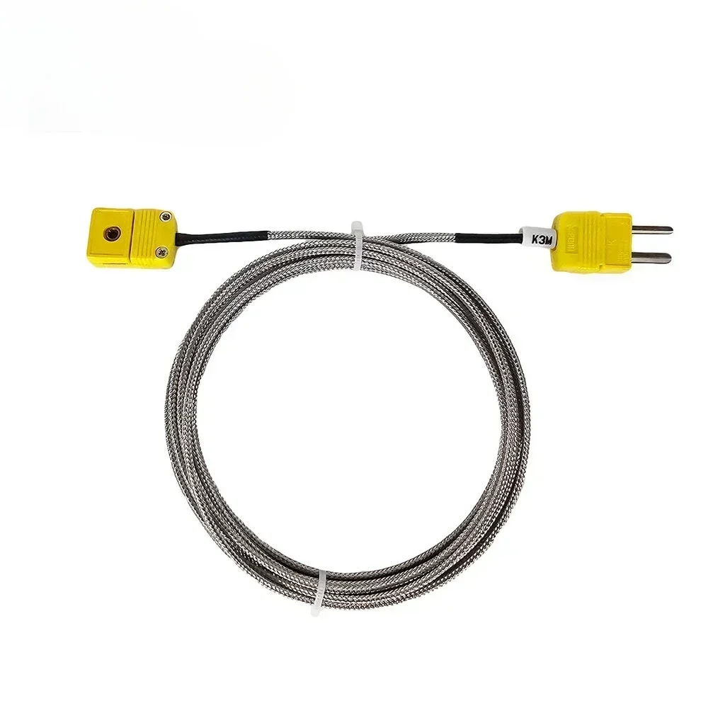 Thermocouple K Type Sensors Extension Cable Standard Male & Female Connector