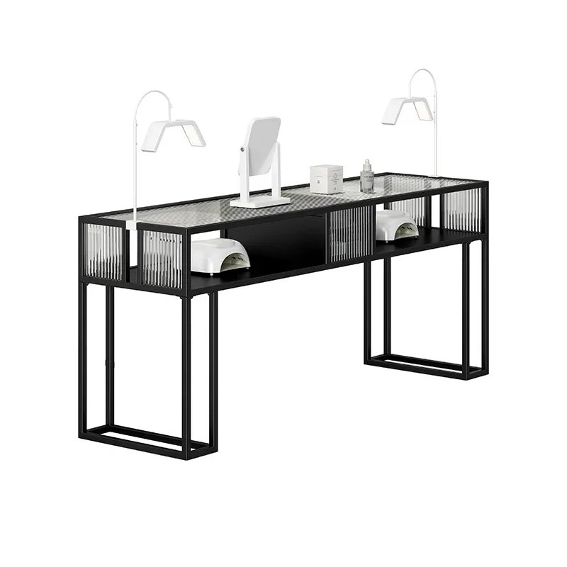 مصمم دعم طاولات الأظافر هدية المهنية الإبداعية زوجين طاولات الأظافر الاسترخاء غرفة المعيشة ميسا دي مانيكير أثاث المنزل