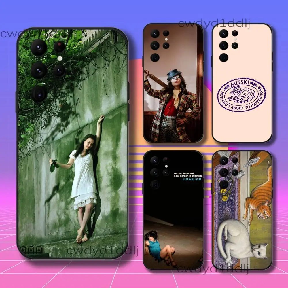 

M-Mitski Nothings About Phone Case For Samsung S10,S21,FE,S21 ,S26,S25,S24,S23,Ultra,S9,S22,Plus Black Shockproof TPU