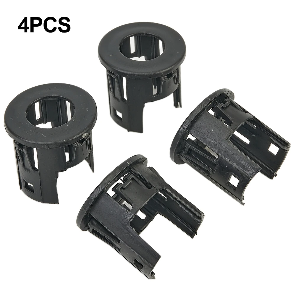 

High Quality Sensor Bezels Set ABS Accessories Black Bracket Car Parts Direct Fitment Replacement 4Pcs 5LS52TZZAA