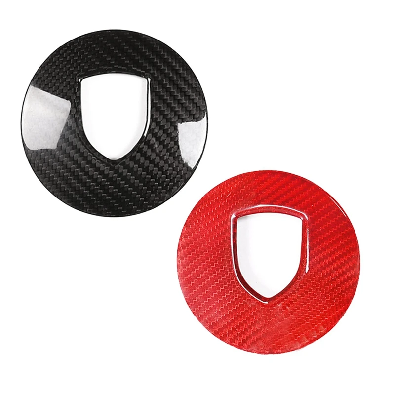 Steering Wheel Cover Trim For Porsche 911 Panamera Cayenne Boxster 718 2019-2023 Logo Circle Sticker