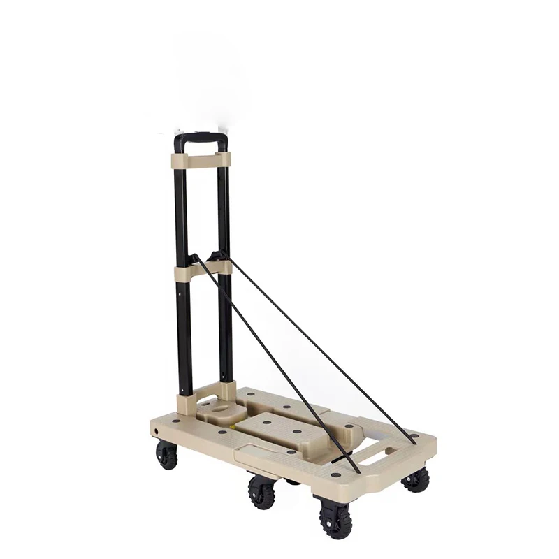Lightweight 150kg foldable trolley hand-pulled express trailer