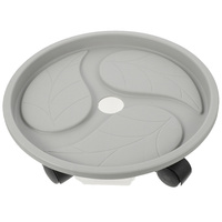 Round Flower Pot Moving Tray 360-Degree Rotating Wheels Movable Plant Stand Roller Base For Potted Plants Bonsai Garden Tool