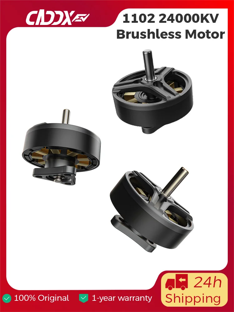 Silnik bezszczotkowy CADDXFPV C16 1102 24000KV 2.7g 48W 12A do drona FPV Tiny Whoop 1S, wyścigowego, freestyle, mikro quadkoptera, zamiennik — zdjęcie produktu 7