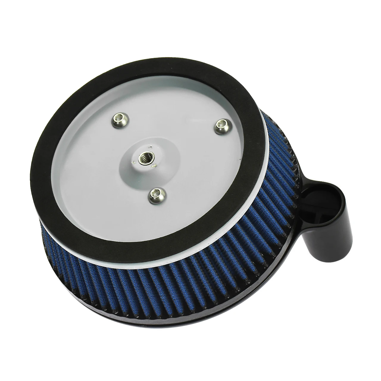 

STLF Motorcycle Blue Air Filter Cleaner System Aluminum for Touring Dyna Softail Road King Street Glide Fat Bob FLHR FLHT