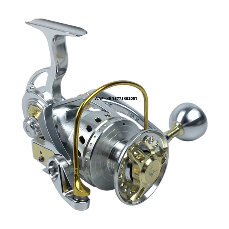 

Морская рыболовная катушка размера 5000/6000, цельнометаллическая, из алюминия, для глубоководной ловли крупной рыбы, спиннинговая.