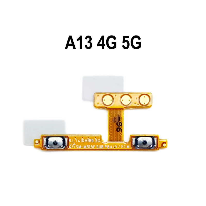 

GEFEBSI Volume Button Flex Cable For Samsung Galaxy A13 4G 5G A135 A136 Volume Up Down Side Key Button Flex Cable Ribbon