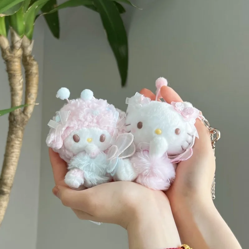 سانريو الهمس زهر الميدان كورومي سينامورول KT بلدي ميلودي أفخم المفاتيح kawaii زهرة الميدان كيتي دمية ناعمة حقيبة العرافة هدية