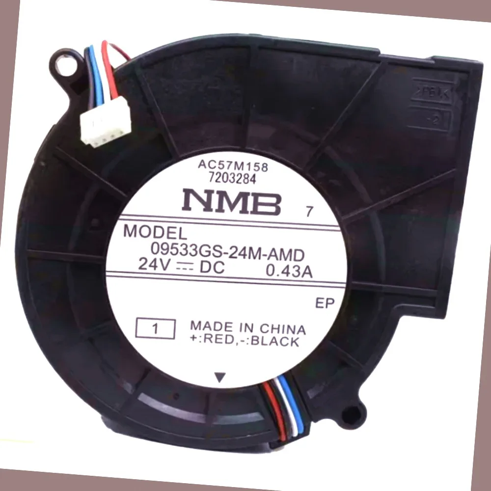 NMB 09533GS-24M-AMD DC 24V 0.43A 4-Wire Server Cooling Fan