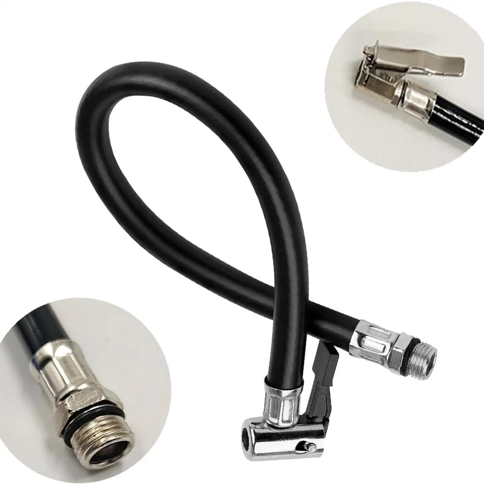 Car Tire Air Inflator Hose Inflatable Pump Extension Tube Adapter Twist Tyre Air Connection Bike Motorcycle