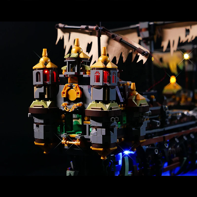 Premium DIY led-lichtset voor Lego 71042 (alleen led-licht, zonder blokken model) verheldert uw creaties