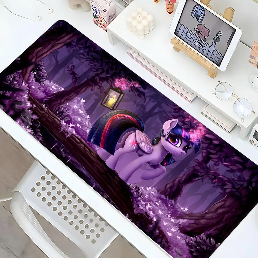 My L-LittleS P-PonyS Mouse Pad Gaming Locking Edge Big Computer Gamer Large Rubber Art Mousepad cute Laptop Desk Mat