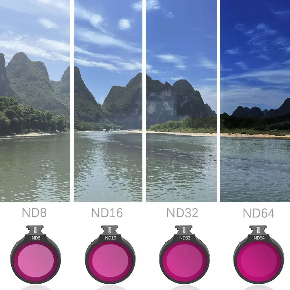 مرشح العدسة لمجموعة مرشحات DJI NEO ND مجموعة عدسات الكاميرا ND MCUV HD ملحقات مرشح الكاميرا الزجاجية البصرية
