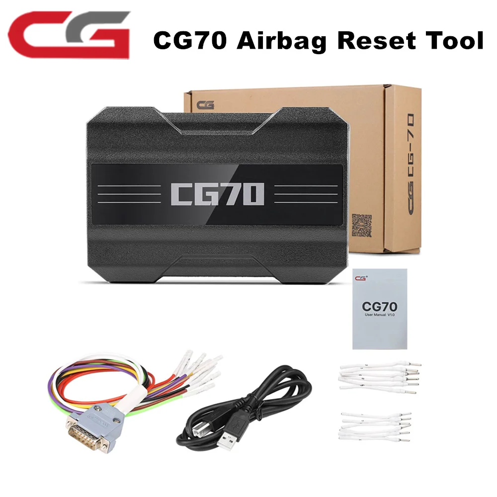 

CGDI CG70 V1.2.4.0 Airbag Reset Tool Clear Fault Codes One Key No Welding No Disassembly clears the fault code with only one key