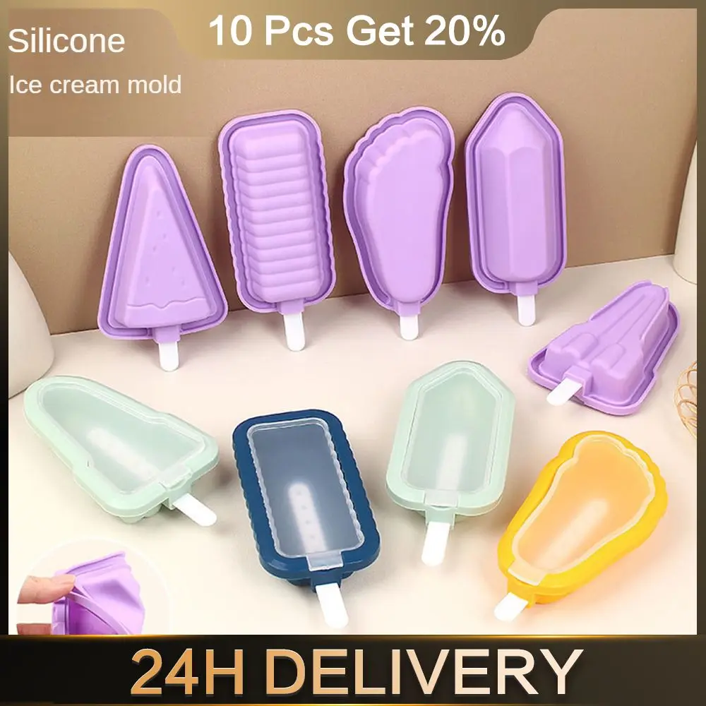 Popsicle Mold Great For Hot Summer Interesting Design Unique Ice Cream Molds Individual Popsicle Molds Summer Dessert