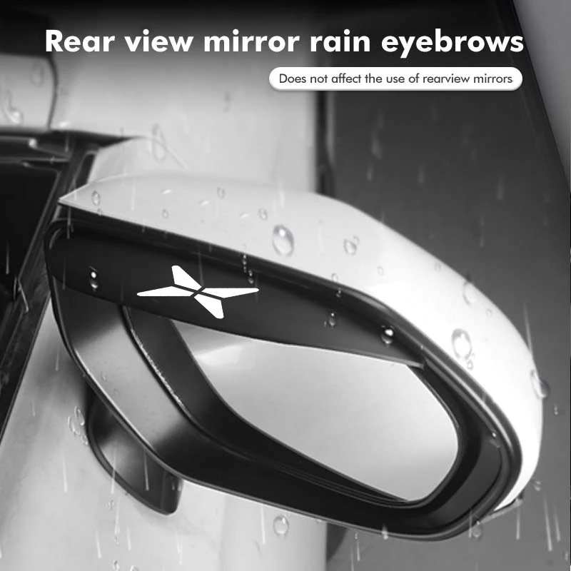 

For Xiaopeng 2Pcs Car Rearview Mirror Rain Eyebrow Cover Sticker Auto Accessories P5 P7 G9 G3i 670N 670E 480E 480N 562E