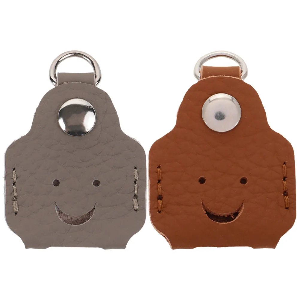 

2pcs Sleeve For Door Home Ev Keys Vintage Key Cover Case Protective Holder Retro Key Pouch Organizer