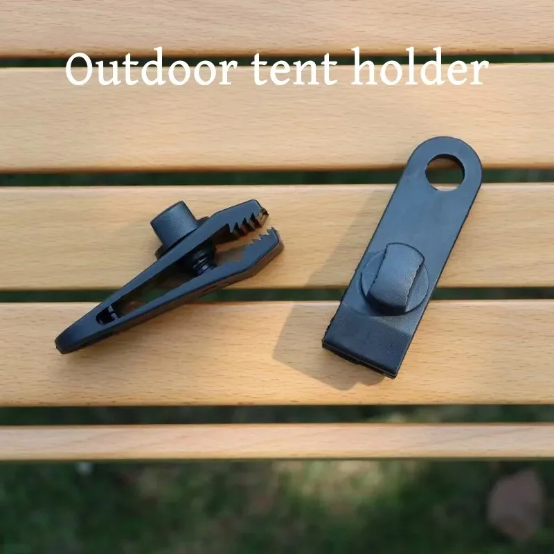 10/20/50pcs Strong Bite Tent Clips Outdoor Tarpaulin Clips Windproof Fixed Camping Tent Clamping Clips Sturdy Tent Clips view 5