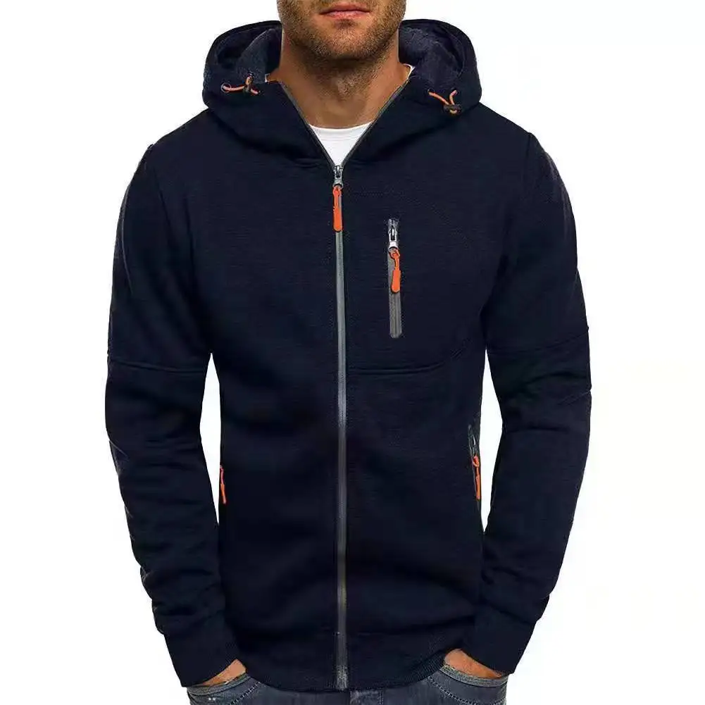 

2023 New Men's Hoodies Sweatshirts Zipper Hoodie Men Sweatshirt Solid Color Man Hoody Sweatshirts For Male Sweatshirts