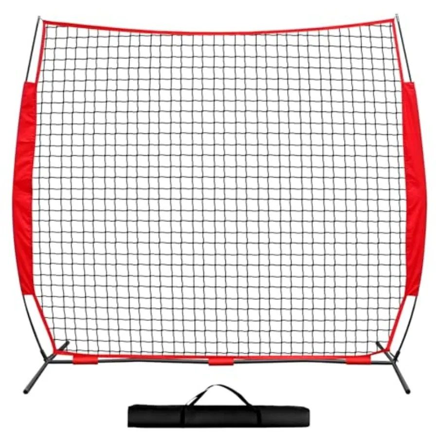 

7x7ft/12x9ft/16x10ft/20x10ft Barricade Backstop Net Sports Barrier Net Multi-Sport Net with Carry Bag Protective Screen for Pra