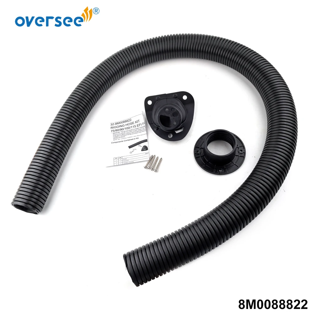 8M0088822 Black Rigging Hose Kit for Mercury 65-75-80-90-100-115HP 4-Stroke Outboard Motor (Original)