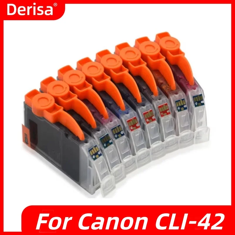 

8-Color CLI-42 CLI42 42 Compatible Ink Cartridge with Chip for Canon Pixma Pro-100 100S And Other Compatible Printers