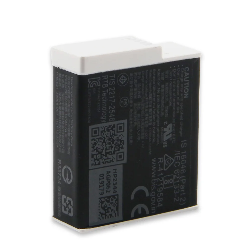 Rechargeable Battery SPBL1B For GoPro Hero 12 11 10 9 Hero11 Enduro Replacement Batteries Cold Resistant 1720mAh