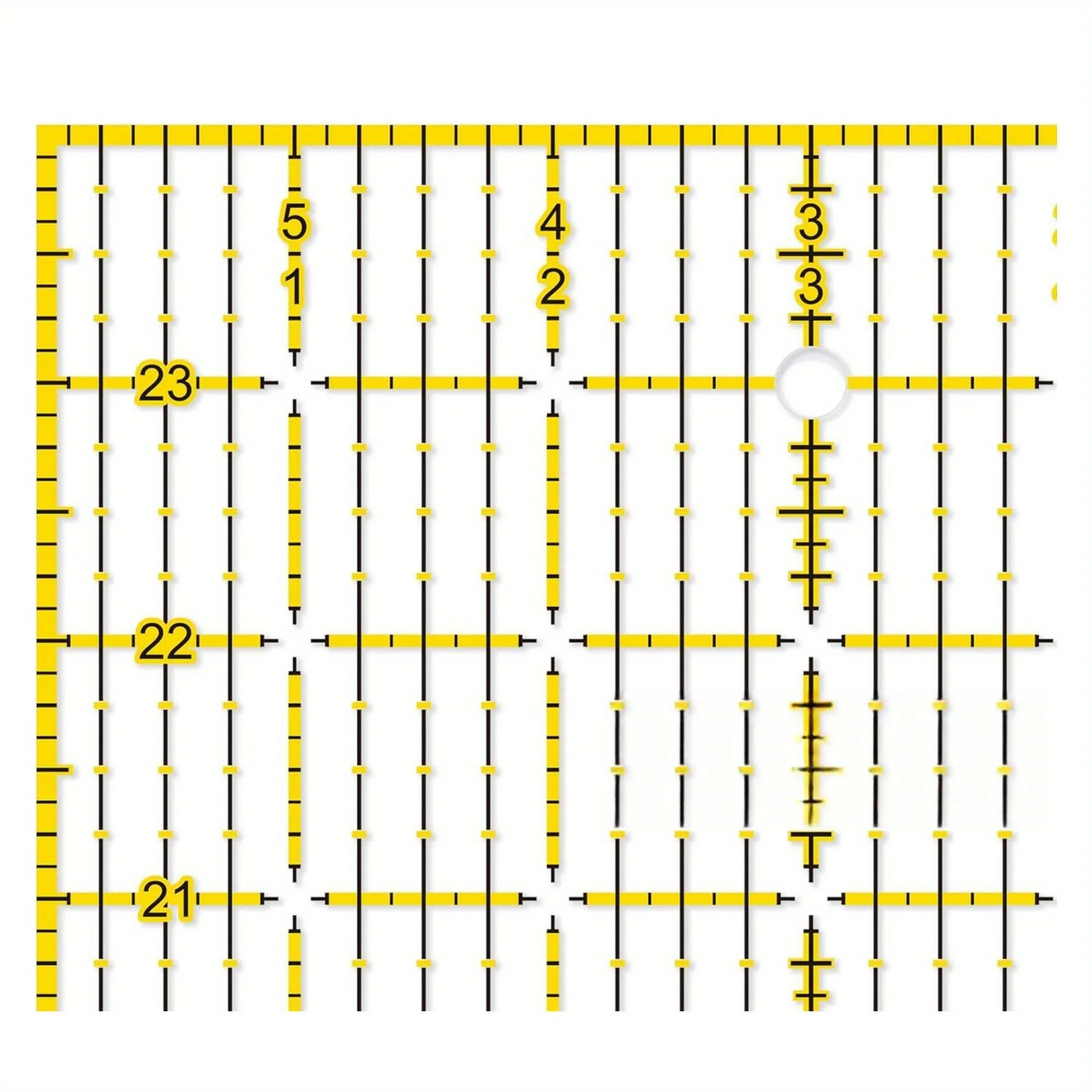 Universal ruler 60 x 15 centimeters, patchwork quilt, rotary cutting ruler, precise sewing and cutting