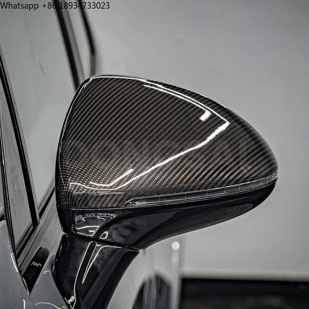 

Dry Carbon Glossy Side Mirror Trims for Porsche 958.2 Cayenne 2015-2018 LHD