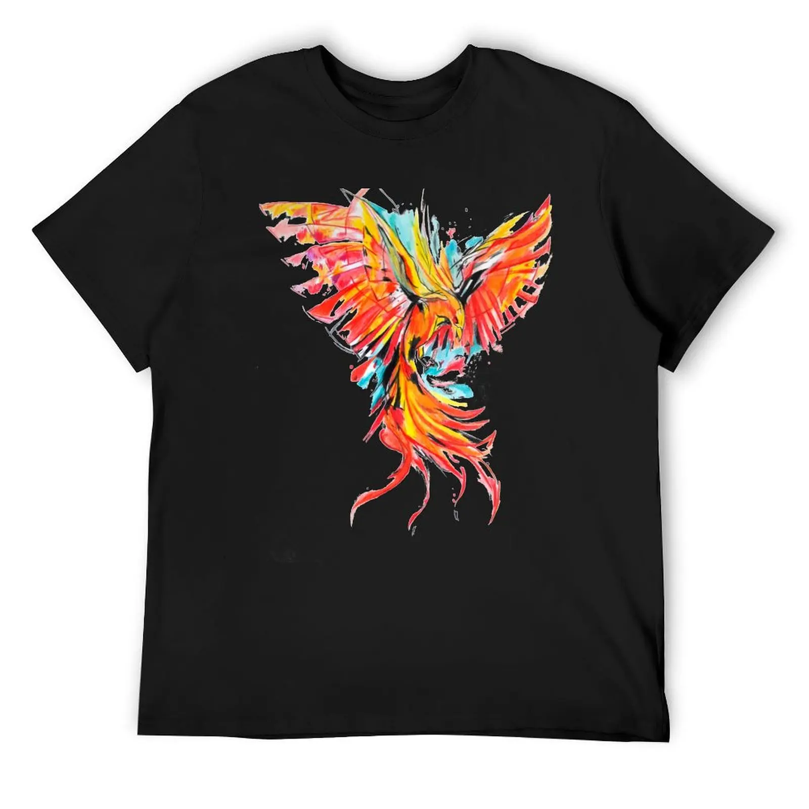 

Phoenix T-Shirt anime figures boys animal print man t shirt designer shirts sweat shirts, men