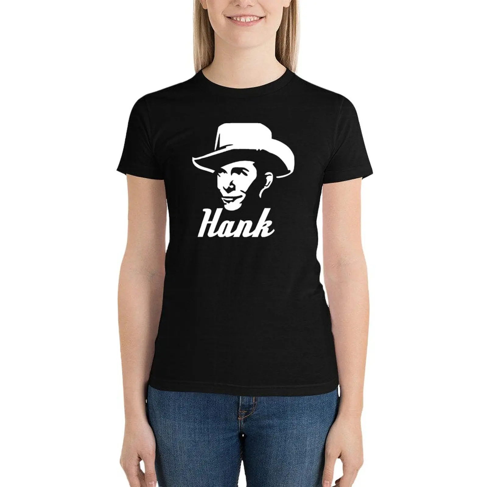 Hank T-Shirt Female clothing summer clothes graphics t shirt Women