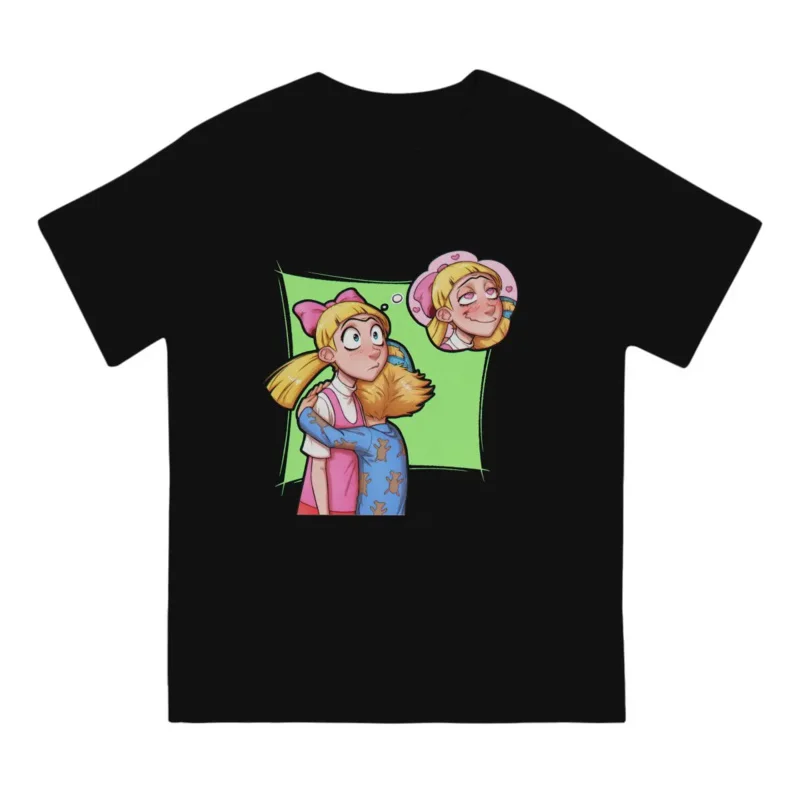 Awesome Lover T-Shirt for Men  Cotton T Shirt Hey Arnold Tuck Tucker Domestic Comedy Short Sleeve  Graphic Printed Clothing