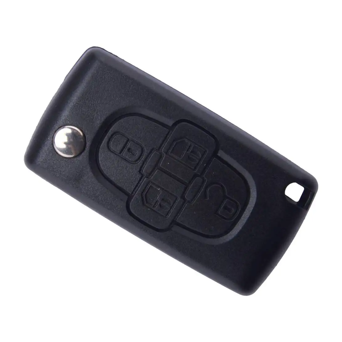 4 Buttons Remote Flip Key Fob Case Shell HU83 Blade Fit for Peugeot 807 1007 Citroen C8 2005 2006 2007 2008 2009