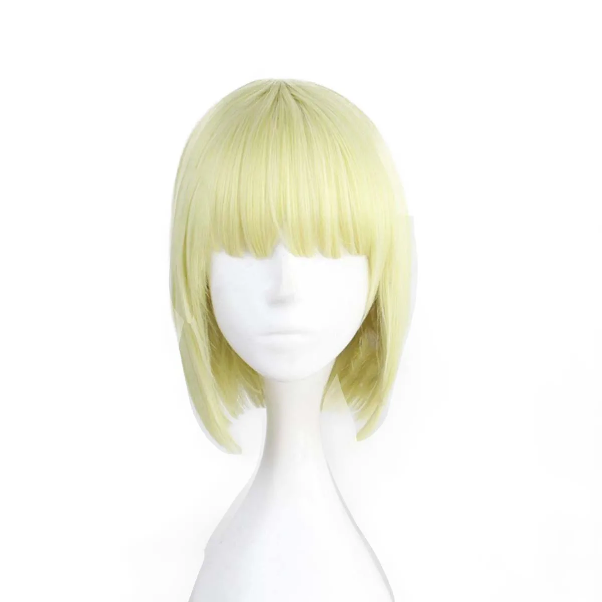 Puntelli per feste di Halloween Parrucca corta bionda cosplay Twisted Wonderland Rook Hunt