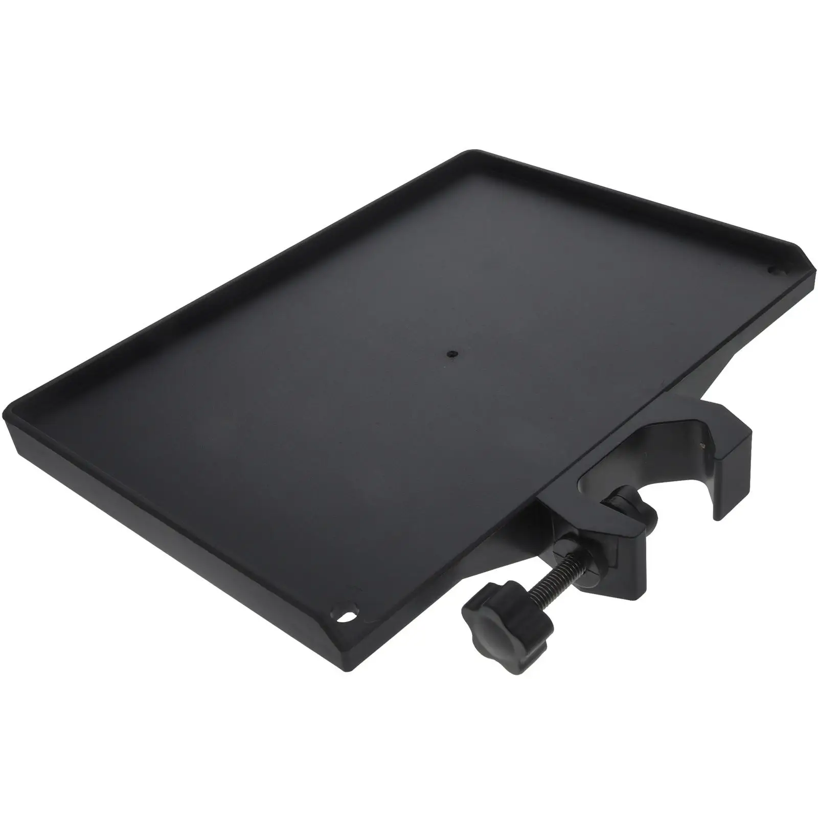 

Sound Card Tray Wireless Speaker Mic Stand Telephone Metal Shelf Work Microphone Holder for Clamp