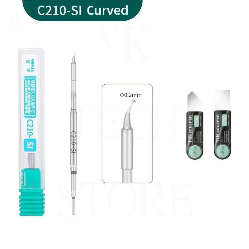 C210 I/K/Si/SK سبيكة لحام نصائح 210 التدفئة الأساسية كفاءة التوصيل الحراري YIHUA لإصلاح محطة اللحام