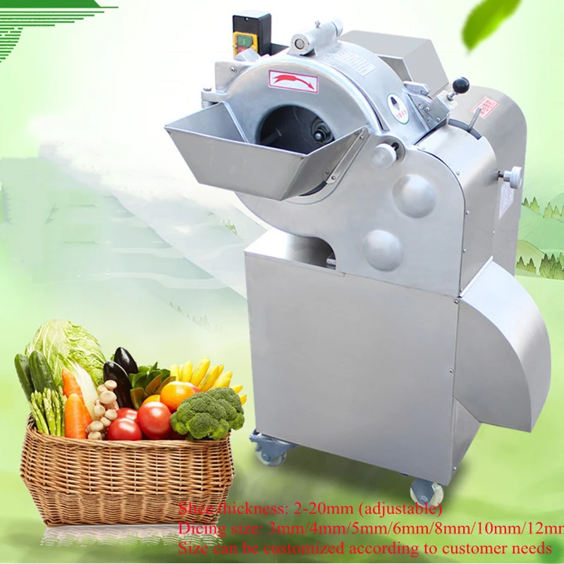 

Vegetable Dicing Machine For Carrot Fruit Slices Potato Shredding Granules Electric Commercial vegetable Cutting Dicing Machine