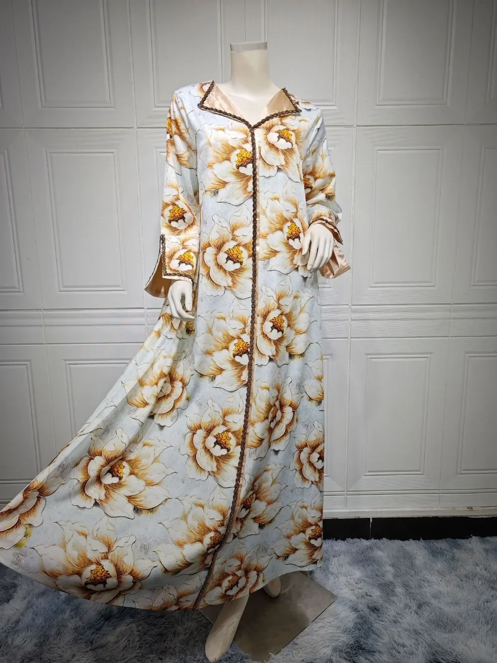 Eid Muslim Dress for Women Evening Party Dresses Diamond Abaya Jalabiya Morocco Dubai Abayas Kaftan Islam Vestido Arab Long Robe