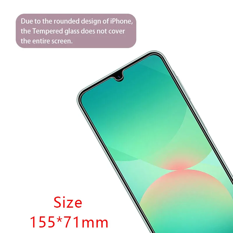 حافظة لهاتف سامسونج جالاكسي a26 من الزجاج المقسى على samsunga26 galaxya26 a 26 26a 5g غطاء خلفي 360 samsung g samsun galxy a26case #3