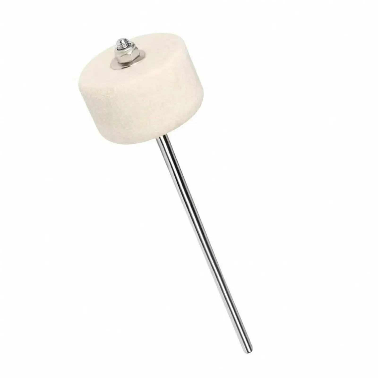 Drum Pedal Beater Felt Head Metal Rod Replacement for Bass Drum Pedal Hardware Drum Set Accessory Part